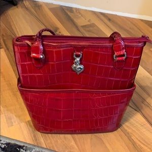 Red Vintage Brighten purse/tote